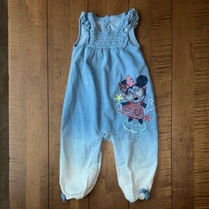 Disney Baby 18-24 months Blue and White Girls Romper